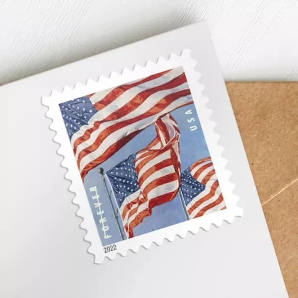 2022 U.S. Flag Forever Stamps – First-Class Postage Sheet